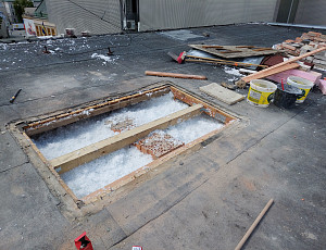 Zateplení stropu budovy městského úřadu